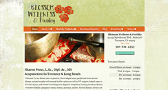 Desktop Screenshot of blossomwellness.org
